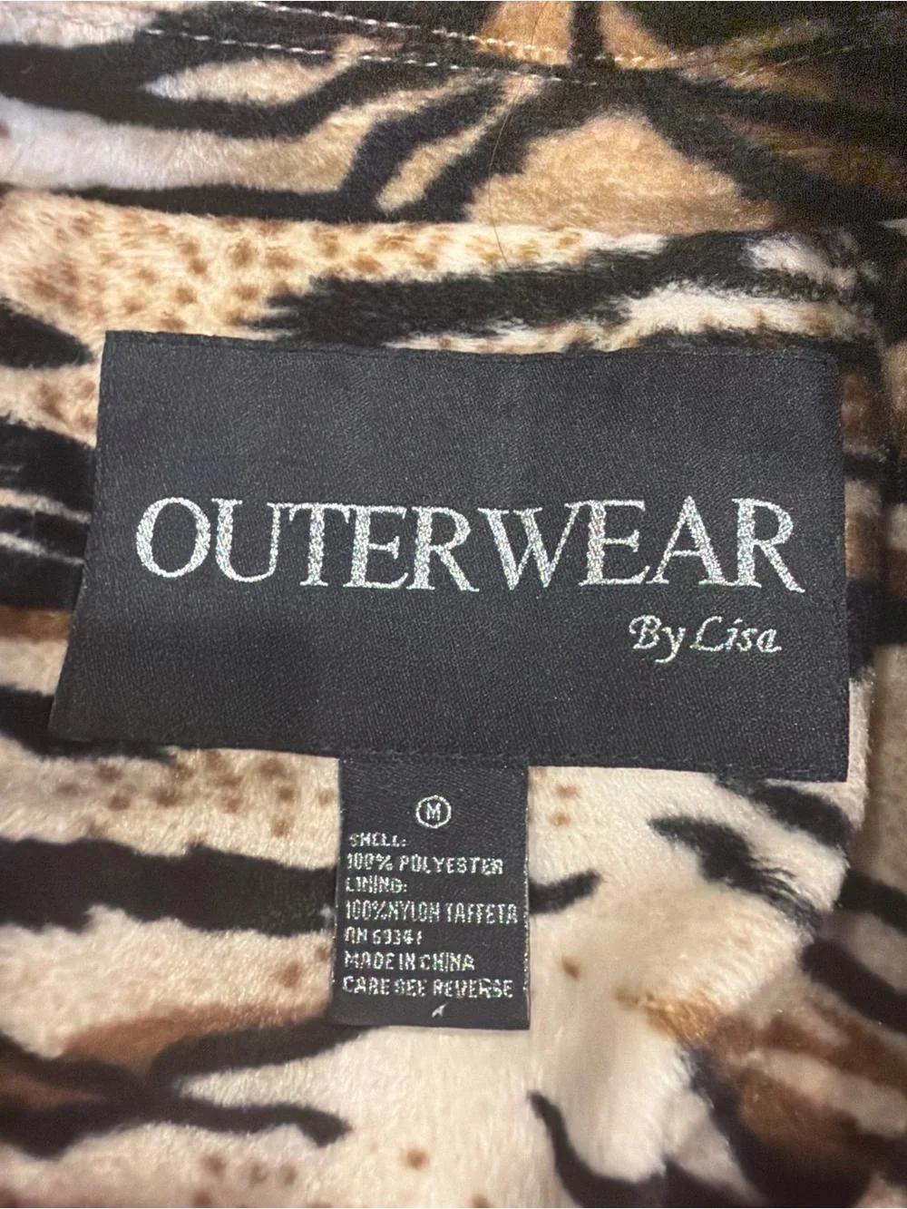Outerwear by Lisa Tiger-Print Trench Coat in animal print